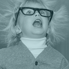placeholder image of child with electrified expression and hair.